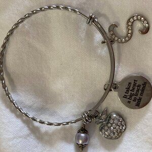 Silver Bracelet for a Teacher